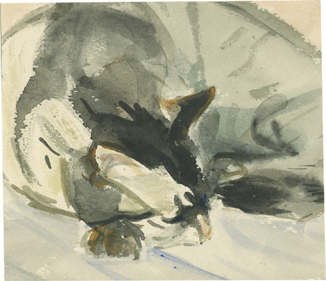 Кондратьев Павел Михайлович. Спящая кошка